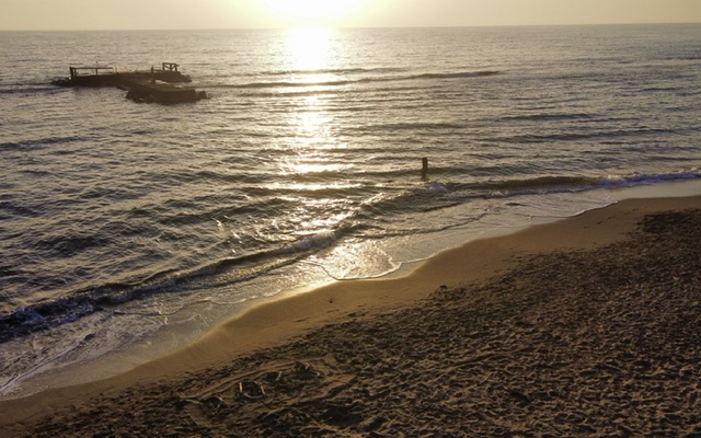 Il brindisi al tramonto di Capodanno